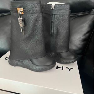 Givenchy biker shark boots